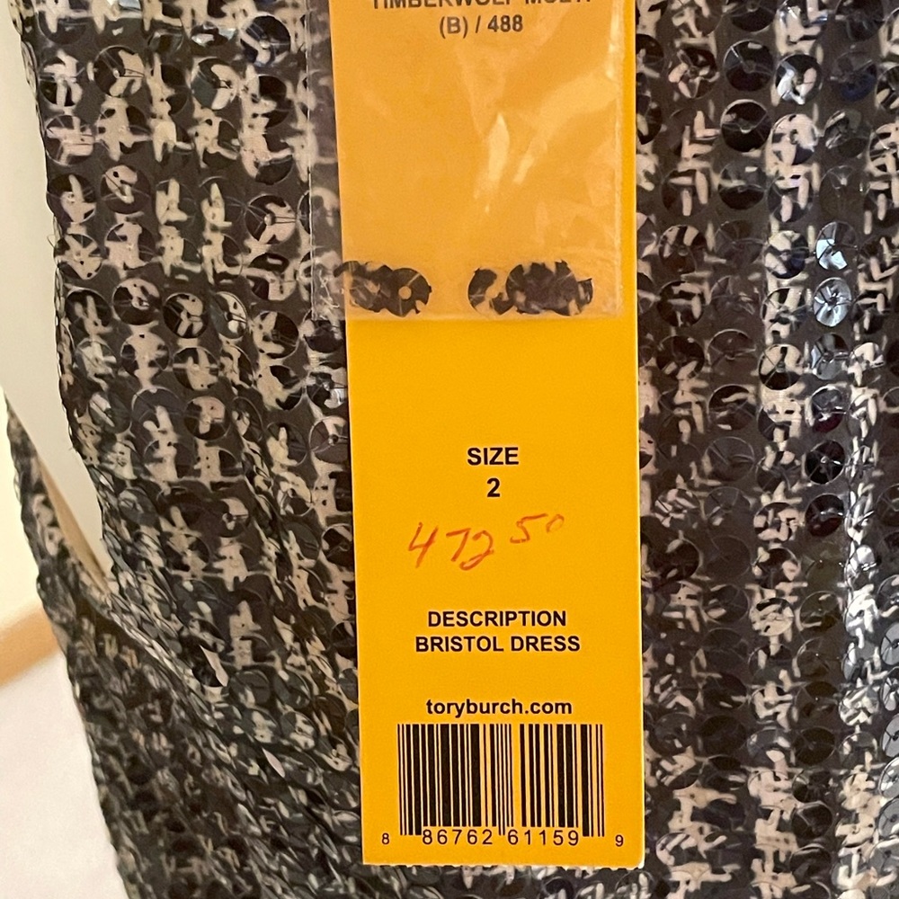 Tory Burch sequins dress size 2 Beautiful sequence new tags